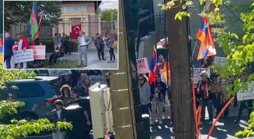 Türkiye Büyükelçiliği önünde Ermeni gerginliği