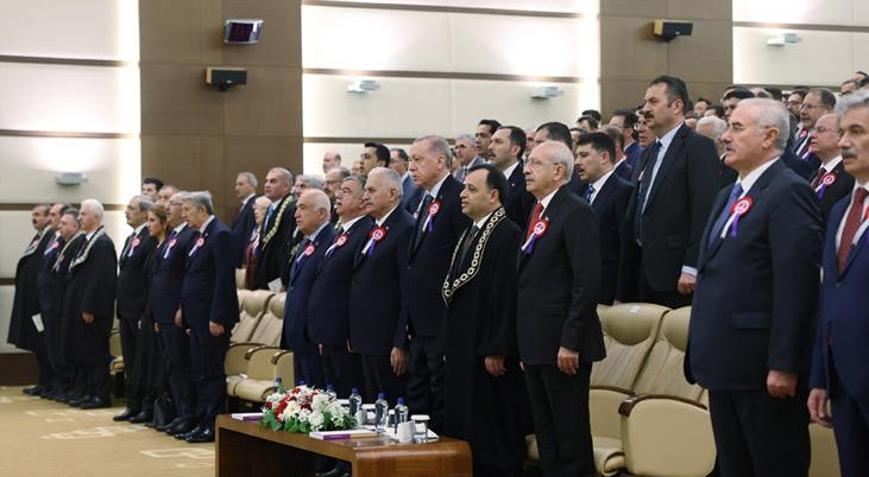 Cumhurbaşkanı Erdoğan, AYMnin 61. kuruluş yıl dönümü törenine katıldı
