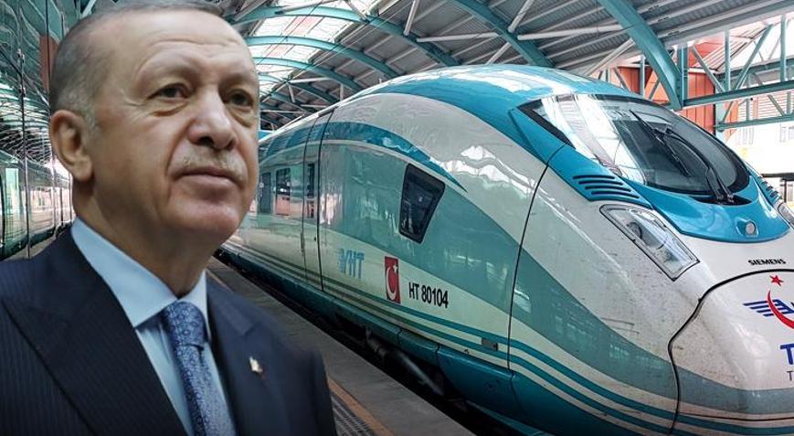 Cumhurbaşkanı Erdoğandan hızlı tren müjdesi Mayıs sonuna kadar ücretsiz