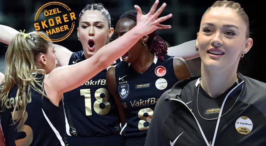 VakıfBankın yıldızı Zehra Güneş, zaferin ardından Skorere konuştu: İki kupaya da talibiz