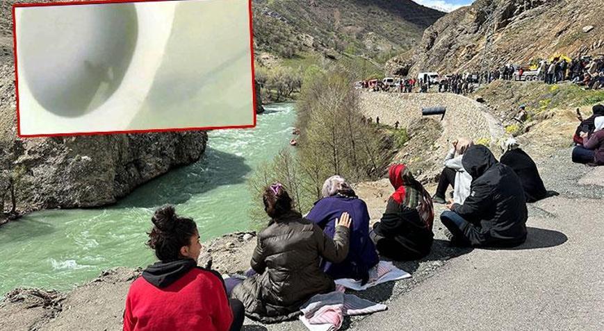 Munzur Çayına uçan otomobil 11’inci günde su altı kamerasıyla bulundu