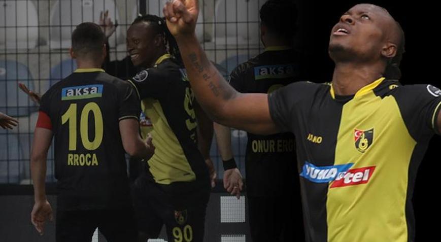 Süper Ligde Emeka Eze fırtınası F.Bahçeyi yıkmıştı, gollerine devam etti