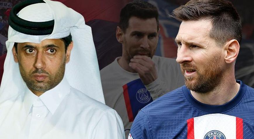 PSGden tarihi Messi kararı Nasser Al-Khelaifi, Arjantinli yıldıza acımadı
