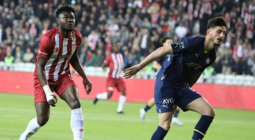 Sivasta kazanan çıkmadı Fenerbahçe avantajlı döndü