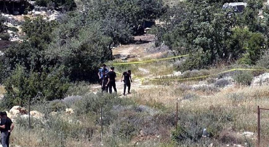 Mersinde ağaçlık alanda patlamamış el bombası bulundu