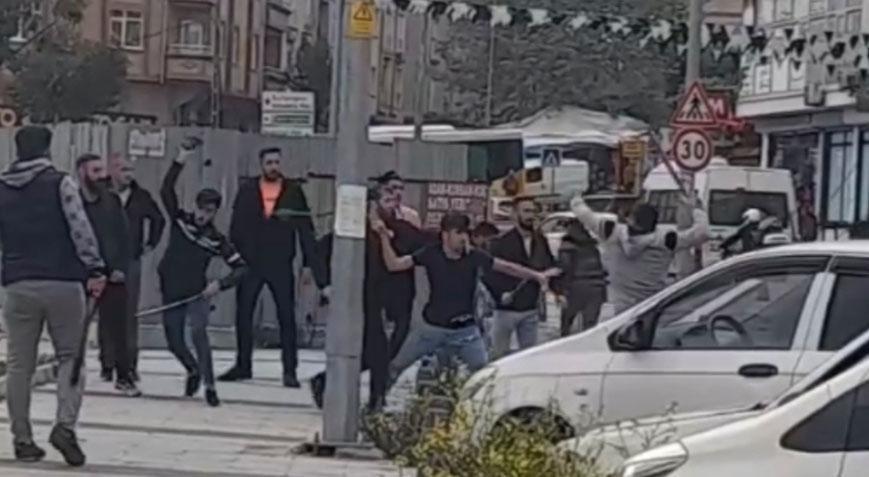 Gaziosmanpaşada taşlı, sopalı kavga Mahalle savaş alanına döndü
