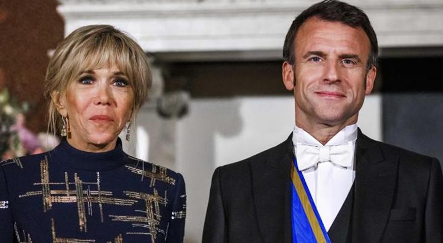 Macron ailesine şok Çevredekilerin yardımıyla kurtuldu açıklama geldi