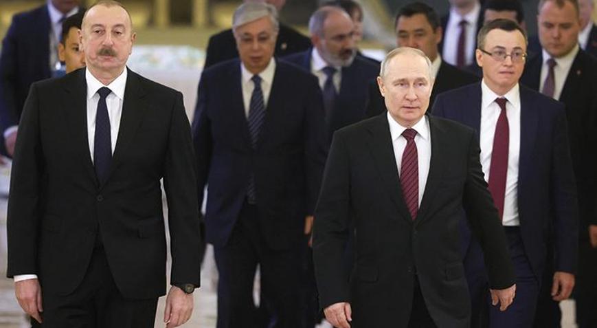 Aliyev ve Putin görüşmesi Moskova’da başladı