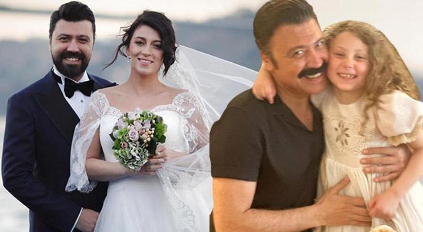 Bülent Parlak ile Burcu Gönder kızları Lisanın doğum gününde bir arada