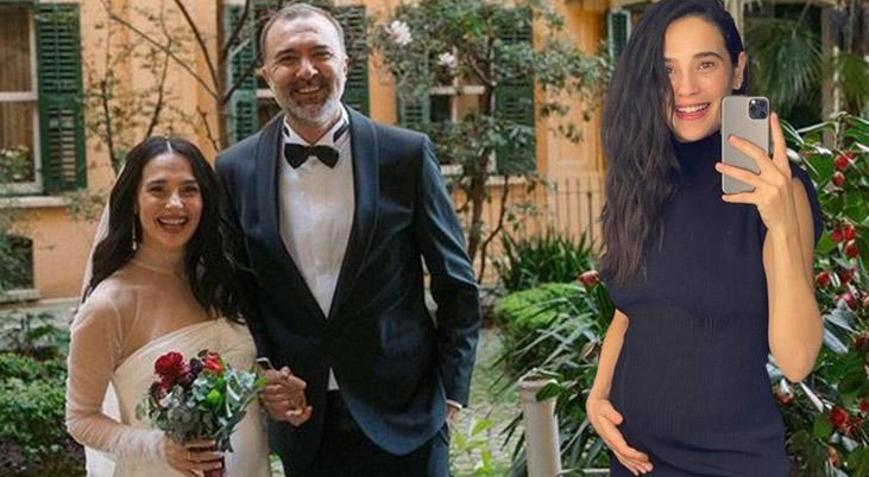 Funda Eryiğitten bebeğiyle ilk paylaşım