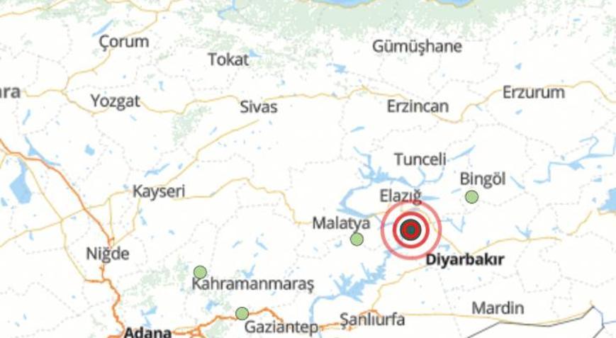 Diyarbakırda 4.2 büyüklüğünde deprem