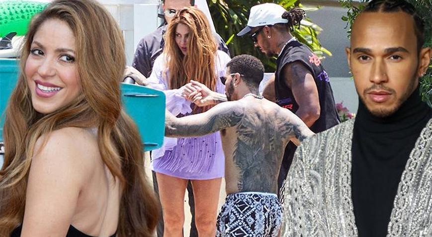 Aşk mı yaşıyorlar Shakira ile Lewis Hamiltondan iddiaları güçlendiren hamle