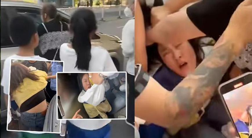 Kocası ve metresini sokakta yakaladı İşteyim yalanı kısa sürdü