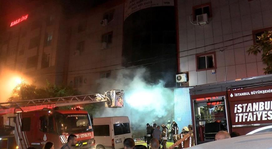 Esenyurtta korkutan yangın Ekipler müdahale etti