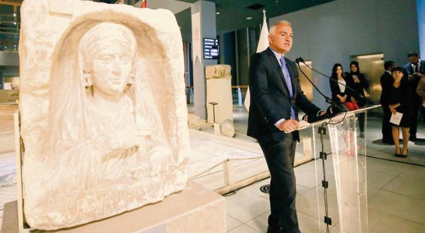 Zeugma’dan çalınan stel yurda döndü