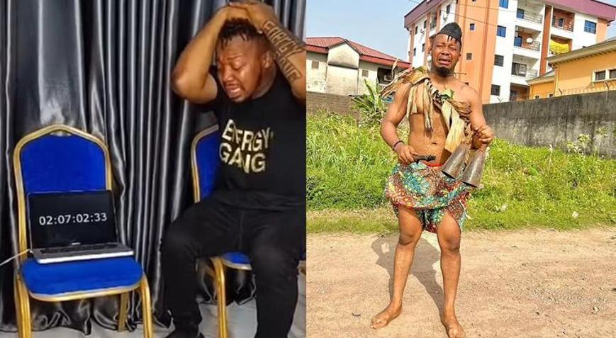 Rekor uğruna kör kaldı Kayıtlara geçemedi, sağlığından oldu