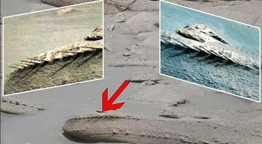 Uzaylı gemisi Marsa mı indi Görüntüleri NASA yayınladı dünya şokta