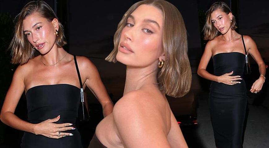 Eliyle karnını tutunca söylentiler yayıldı Ünlü model hamile mi