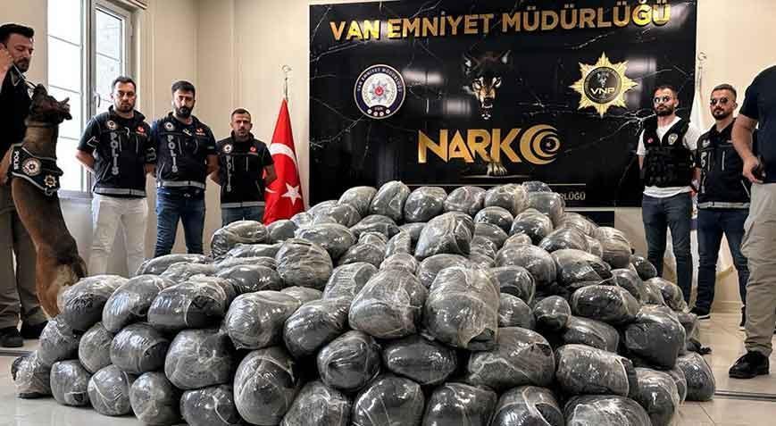 Vanda, yılın ilk 7 ayında 3 ton 693 kilo uyuşturucu ele geçirildi