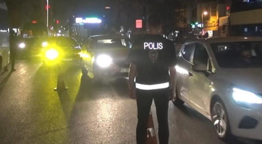 Esenyurtta Huzur denetimi uygulaması Araçlar tek tek durduruldu