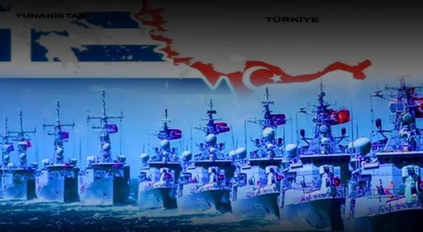 Yunan tuğamiral skandal haritayı gündeme taşıdı: Erdoğan ben buradayım diyor