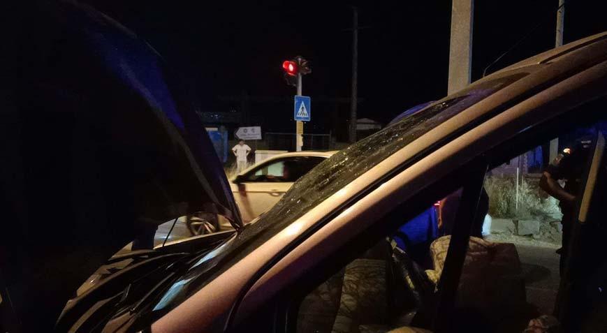 Boluda trafik kazası Sürücü önce kaçtı, ardından geri geldi