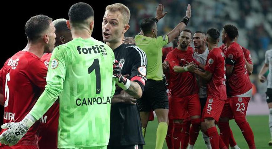 Önce Pendikspor ardından Beşiktaş cephesi tepki gösterdi Son dakikalarda ortalık karıştı