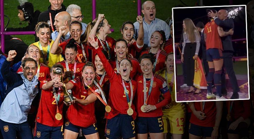 İspanyada öfke ve sevinç Zorla öpme için istifa bekleniyor