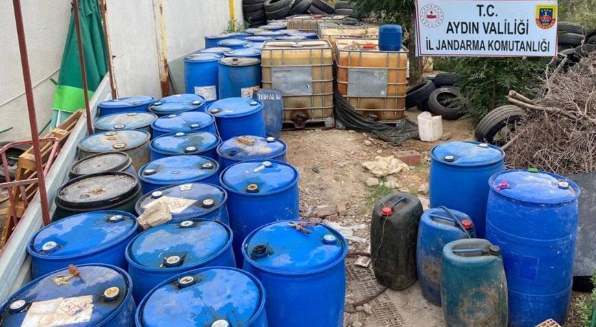 Aydında operasyon 21 ton 876 litre kaçak akaryakıt ele geçirildi