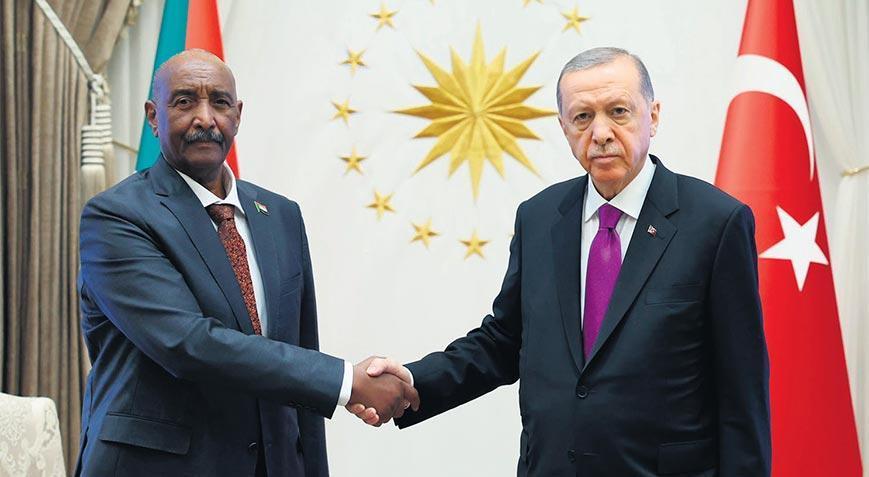 Erdoğan Sudanlı konuğunu ağırladı