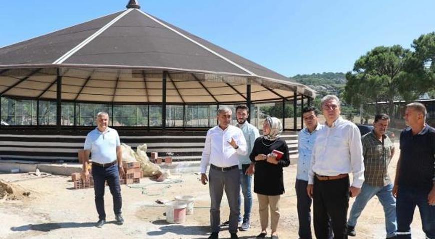 Koçarlı’daki iki mahalleye hizmet verecek sosyal tesis inşaatında sona gelindi