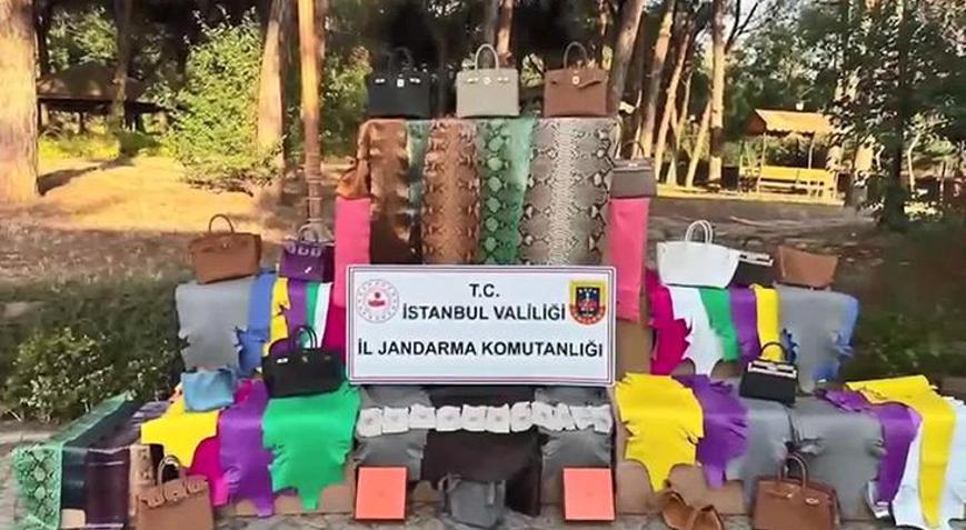 Timsah, deve kuşu ve yılan derileri... İstanbulda şok baskın