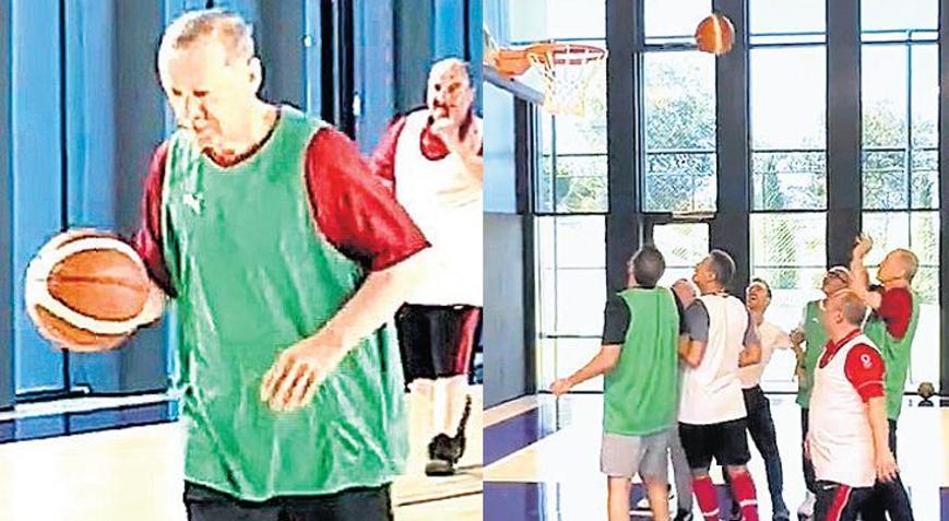 Yoğun mesaiye ‘basket’ molası