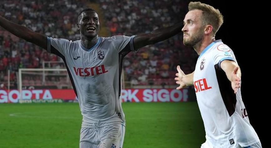 Trabzonspor'un Hatayspor Maçında Paul Onuachu Ve Edin Visca Devleşti ...