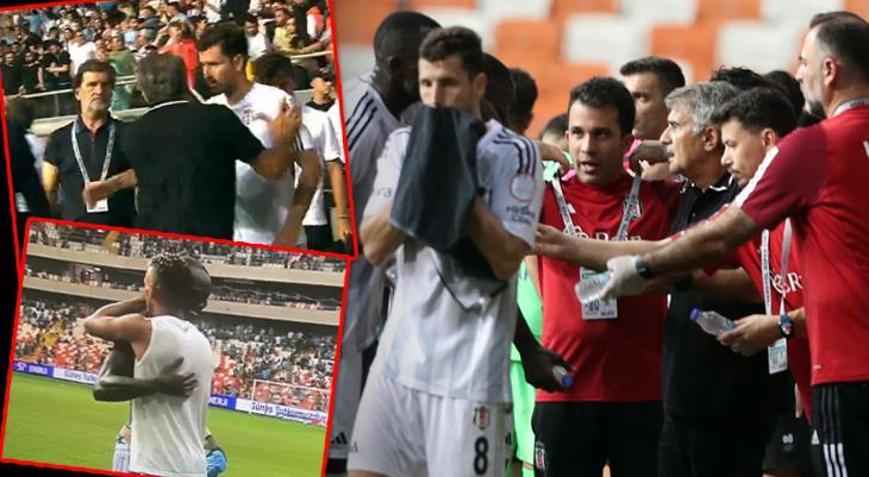 Beşiktaşta maçın ardından şok olay Salih Uçan gerilimi ve Aboubakarın dikkat çeken görüntüsü