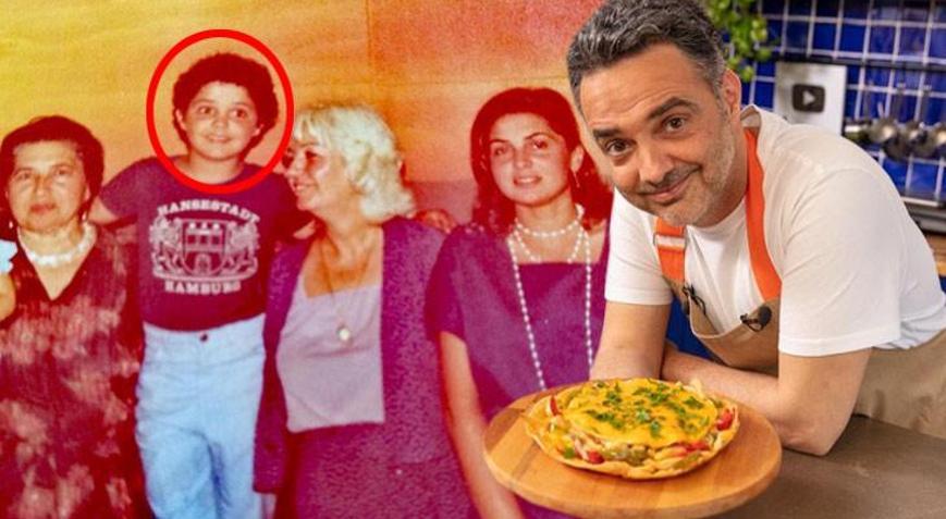 Anneanne, babaanne ve anne kombinasyonuyla doğum gününden bir kare