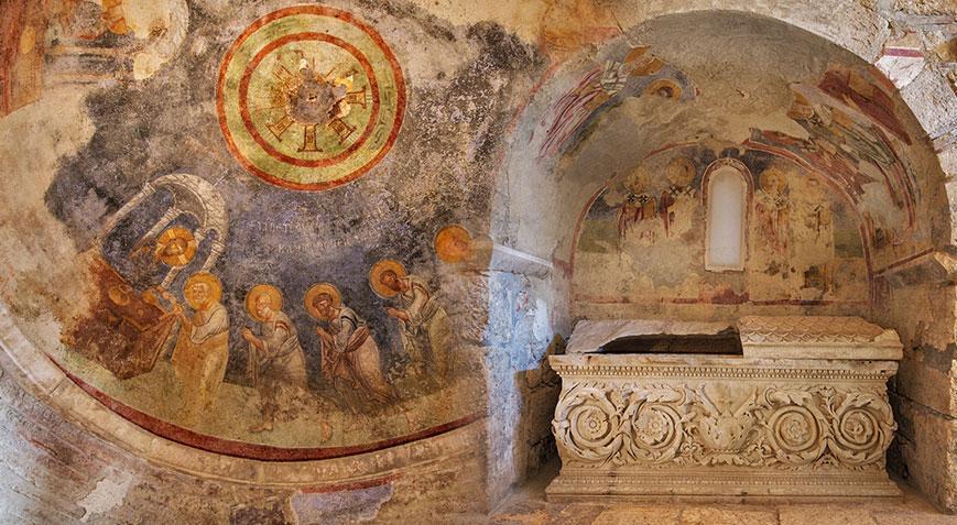Tüm dünya onu Noel Baba olarak tanıyordu Aziz Nikolaos Kilisesinde yeni keşif