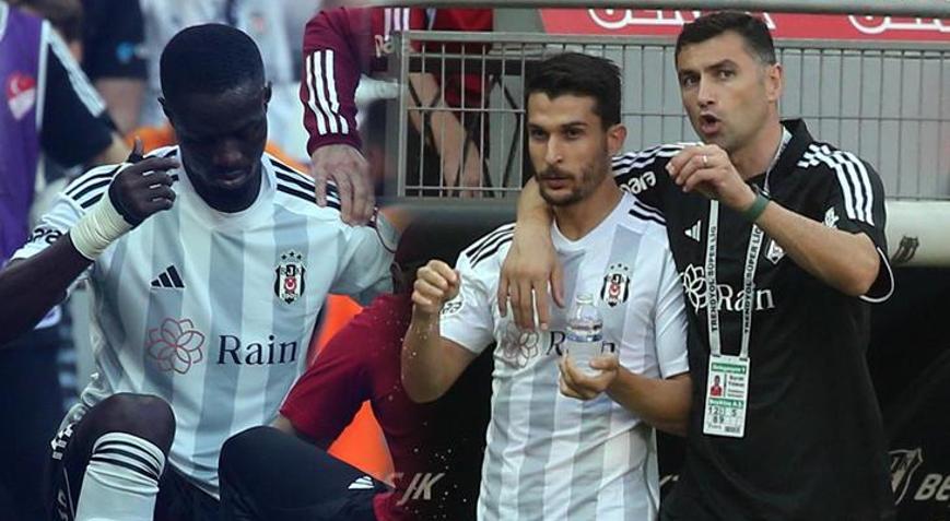 Beşiktaş'a sakatlık şoku! Yıldız futbolcular devam edemedi