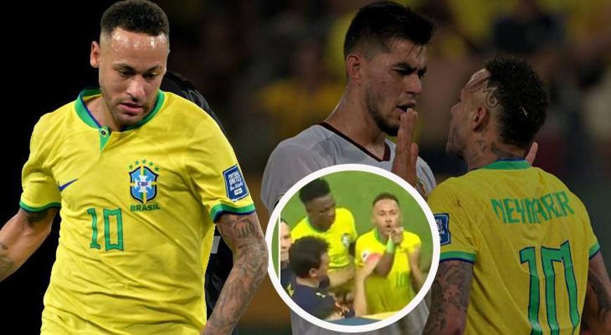 Brezilyada kaos Taraftar mısır kovası fırlattı, Neymar sinir krizi geçirdi