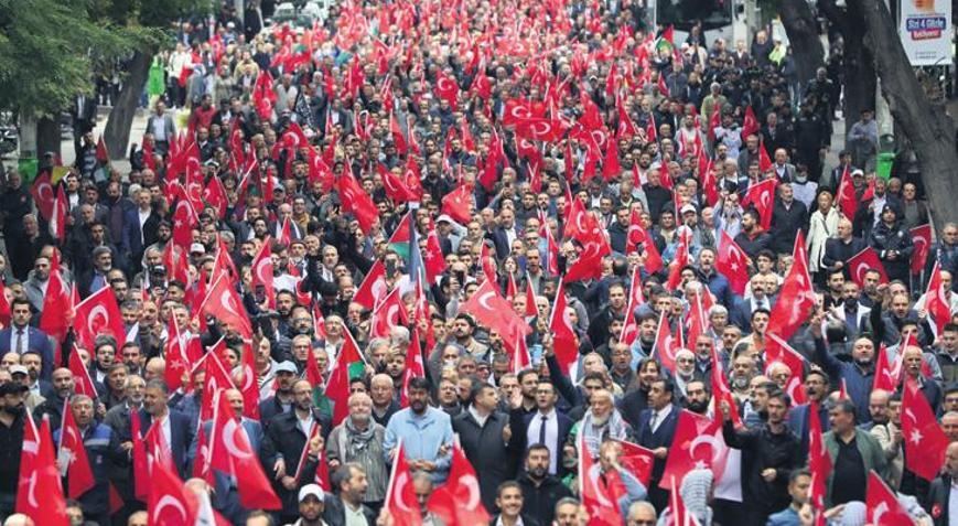 81 ilde İsraile büyük tepki: Türkiye tek yürek