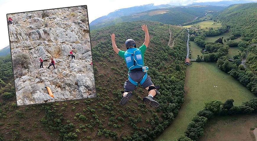 Geriye bu fotoğraf kaldı... Kontrolü kaybeden İngiliz paraşütçü kurtarılamadı