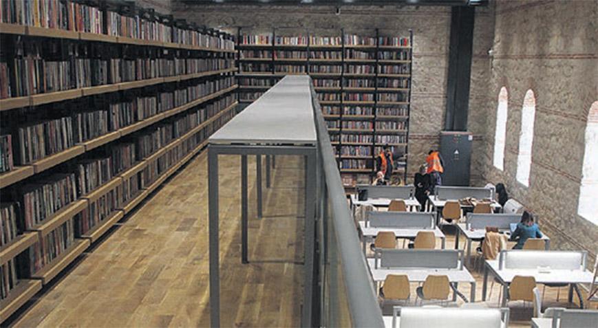 Kışladan kütüphaneye