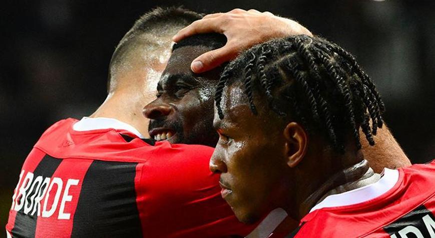 Nice, Rennesi 2 golle devirdi