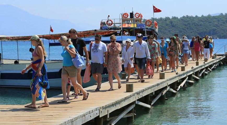 Mu�la'da turist rekoru