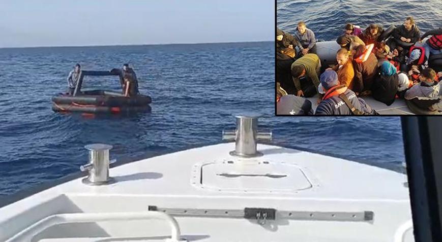 İzmirde 132 kaçak göçmeni Sahil Güvenlik kurtardı