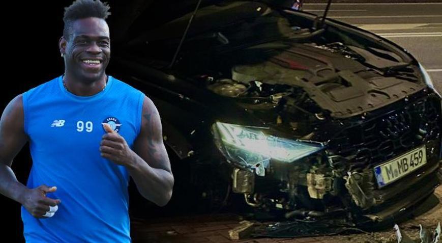 Mario Balotelli korkuttu Trafik kazası geçirdi, alkol testini reddetti