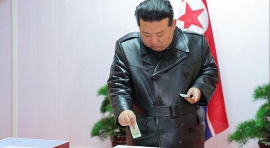 Kim, yerel seçimlerde oy kullandı