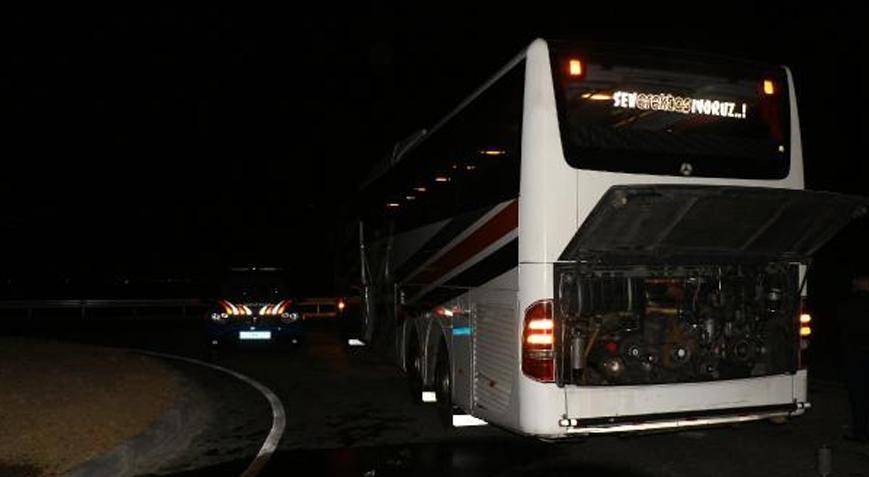 Tokatta yolcu dolu otobüse ateş açıldı