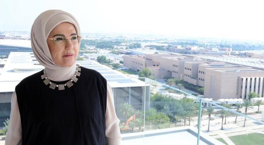 Emine Erdoğandan Katar mesajı