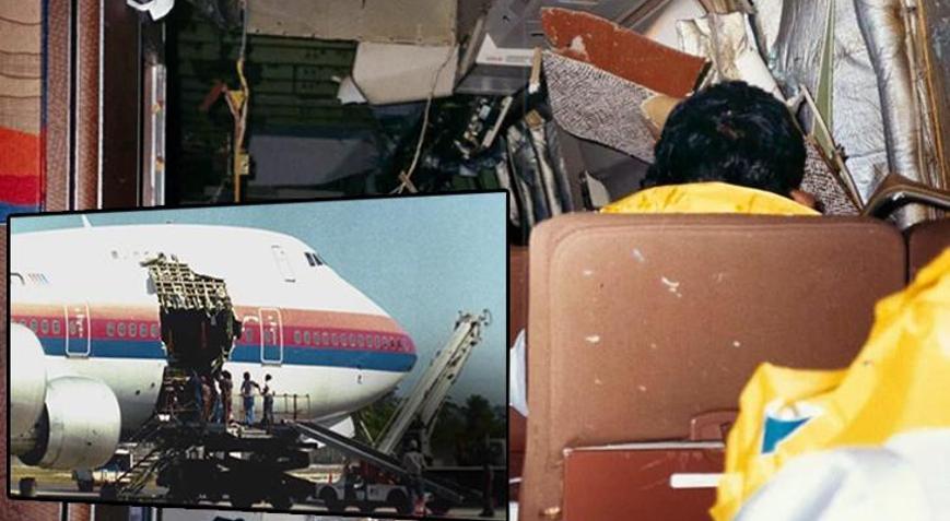 7 bin metre yukarıda can pazarı Kargo kapısı patladı, 9 yolcu okyanusa düştü